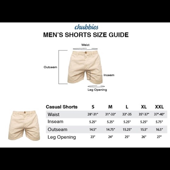 Chubbies Shorts The All Days Khaki 